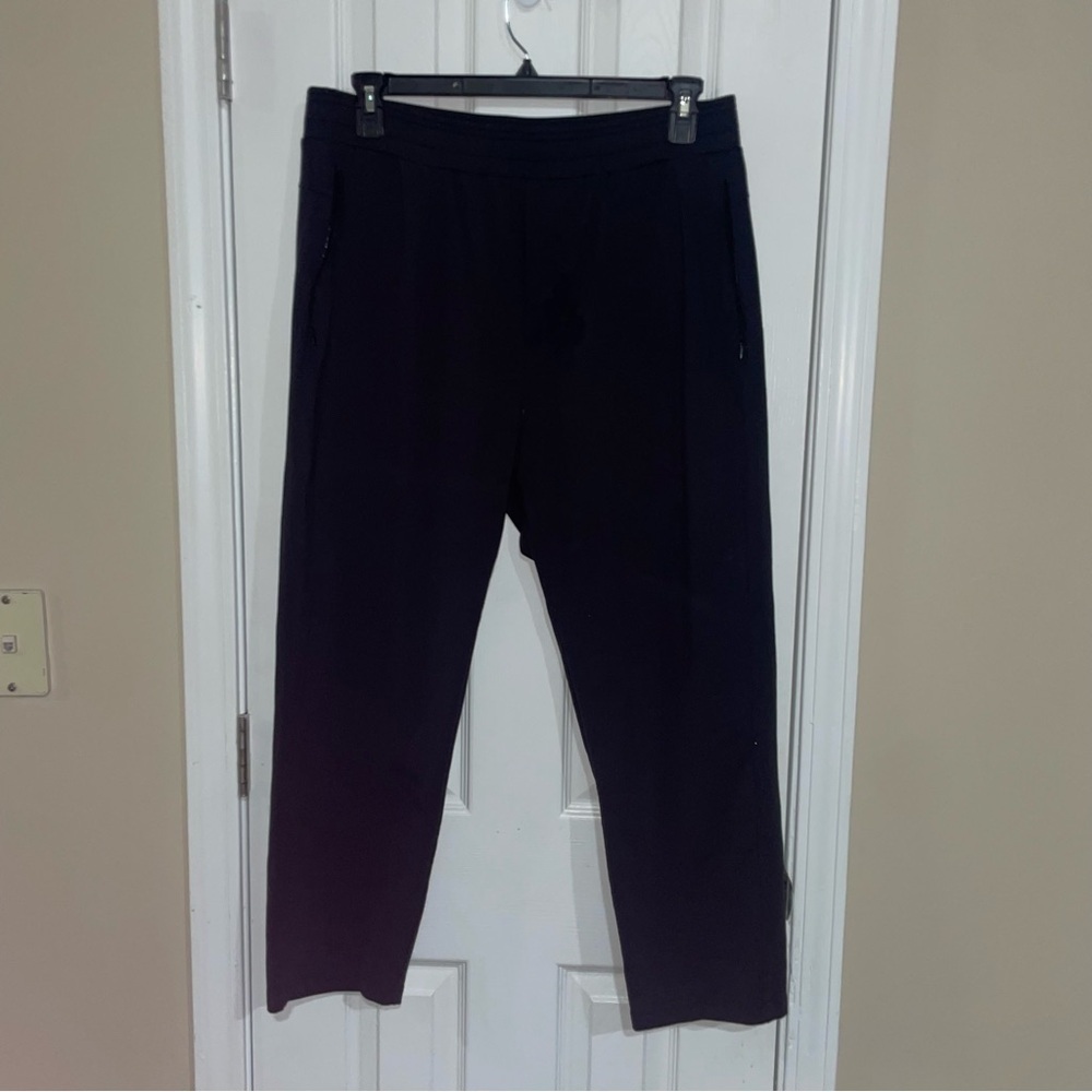 Public Rec Pants 36/28 Black All Day Every Day Sweat Nylon Stretch Active  Khaki